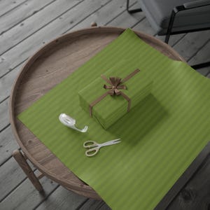 Green Wrapping Papers Green Gift Wrap for Weddings Birthdays Luxurious ...