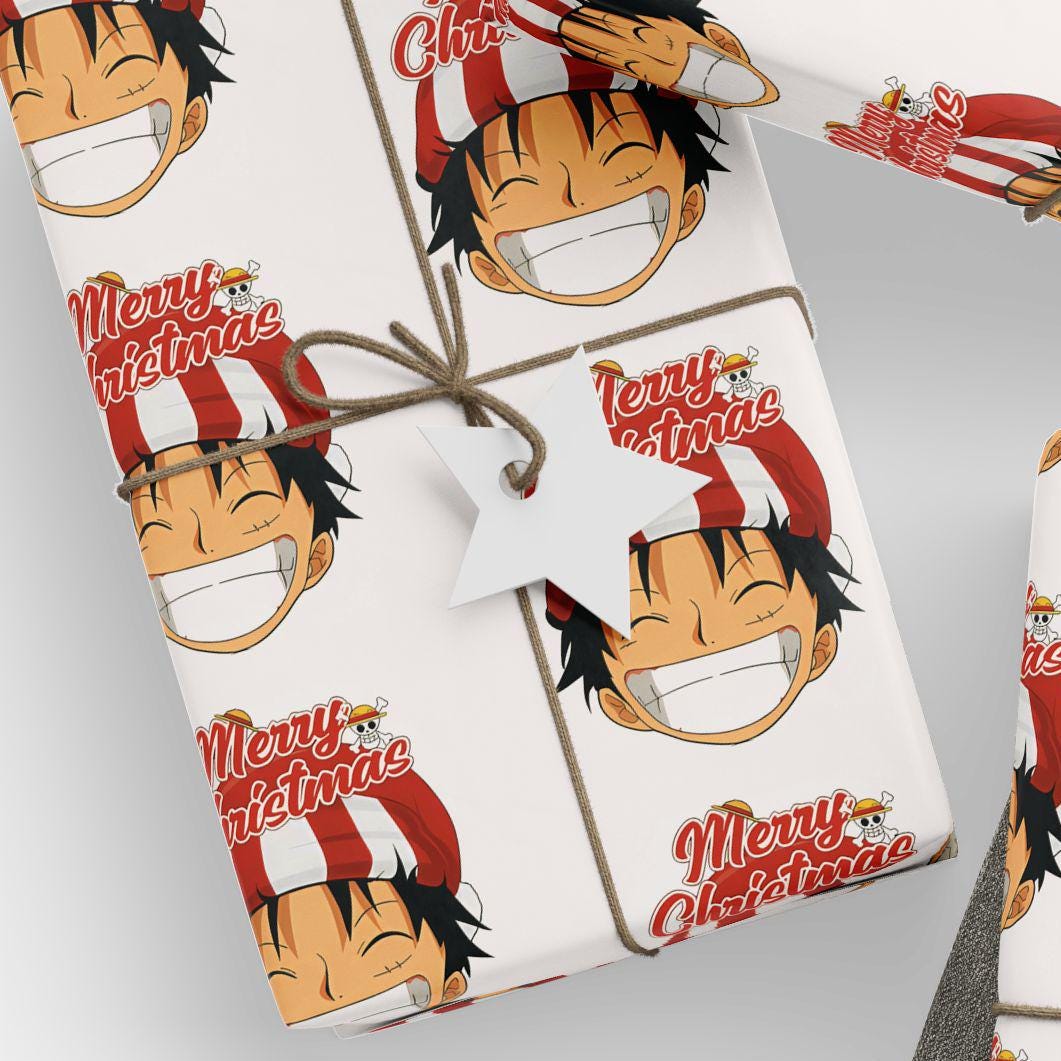 Luffy One Piece Christmas Wrapping Papers