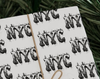 NYC Skyline Wrapping Paper! Get a Feel of NYC from ANYWHERE!!!