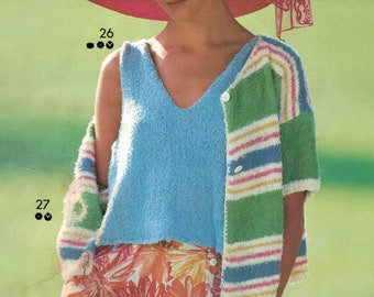 Easy To Knit Sleeveless Top Knitting Pattern Download