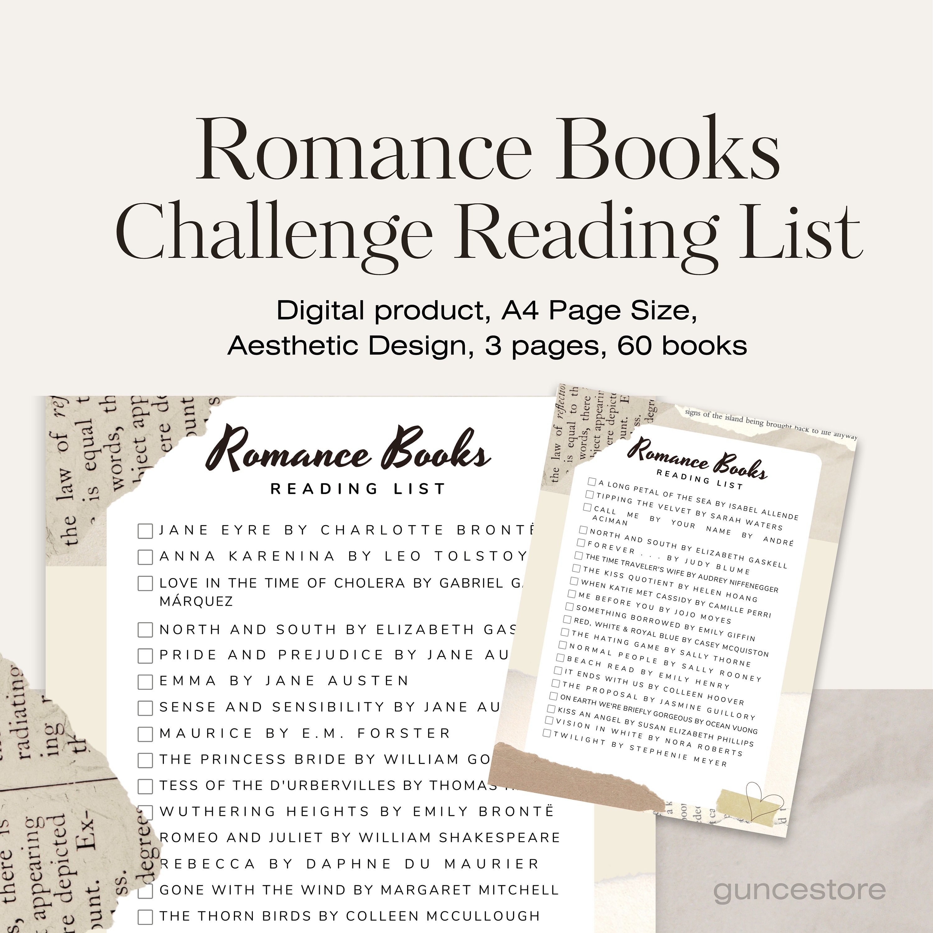 Romantic Sensibility - Writing Journals, Blank Books