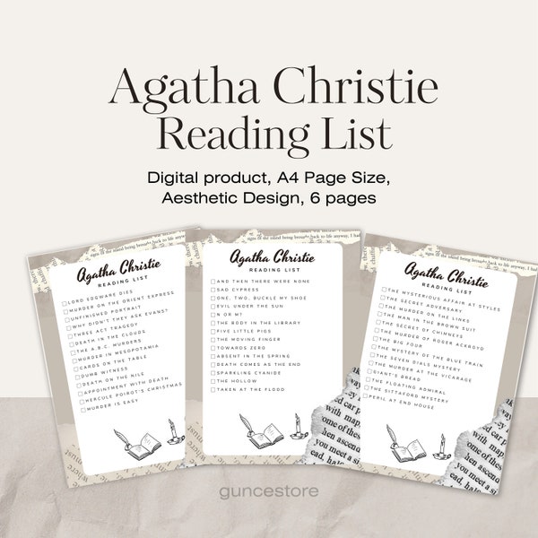 Agatha Christie - Etsy
