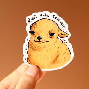 Pegatina motivacional de chihuahua I Amante de los chihuahuas / Amante de los perros I Papelería / Pegatinas lindas / Pegatinas divertidas / Pegatinas de memes