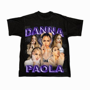 Danna Paola Singer Tour Dates USA Shirt Unisex Cotton S-5XL Black