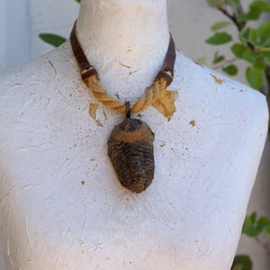 Large Trilobite Necklace, Fossil Extinct Marine Arthropod Pendant, Trilobite Cabochon, raw trilobite, wearable art, ooak