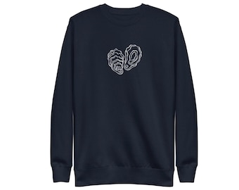 Auster Besticktes Sweatshirt: Mutter Shucker Seafood Brunch Pullover