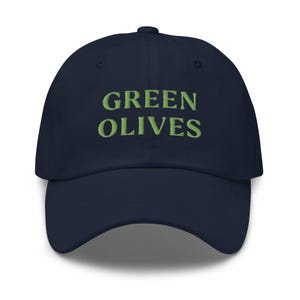 Zielone Oliwki Kapelusz Oliwki Prezent Miłośników Oliwek Prezenty Brudne Martini Koktajl Dekoracja Czapka Martini Prezent Popularne Teraz Akcesoria Oliwkowe Trendy