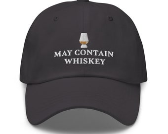Può contenere cappello da whisky, bicchieri da whisky, divertenti regali di whisky, regalo di whisky per lui, regalo per il migliore amico, berretto per amante del whisky, saluti di whisky