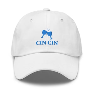 Cin Cin Hat Cheers Hat Cin Cin Art Cin Cin Print Italy Cheers Cap Rome Drinks Gifts Cocktail Gifts Italian Gifts Italian Dinner Party