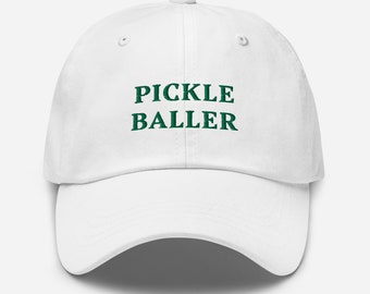 Pickle Baller Embroidered Corduroy Hat – Pickleball Cap