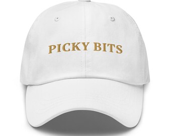 Picky Bits Embroidered Corduroy Hat – Funny Foodie Cap