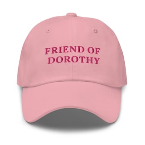 Friend of Dorothy hat Gay Pride Cap LGBTQ Baseball Cap Drag Queen Gifts Subtle Gay Hat Subtle Lesbian Hat Funny Gay Gifts Gay Ally Gifts