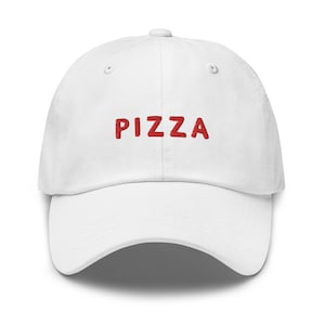 Pizza Embroidered Baseball Cap Pizza Slice Gifts New York Pizza Chef Hat Pizza Lover Gift Pizza Presents Cheese Pepperoni Pizza Chef