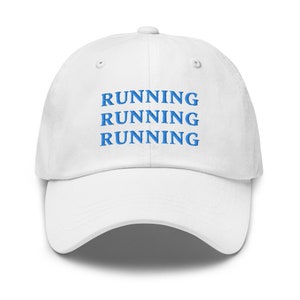 Running hat Runners Gift Gym Runner Baseball Cap Men’s Running Hat Marathon Gift Running Mate Accessories Workout Gear Work Out Clothes