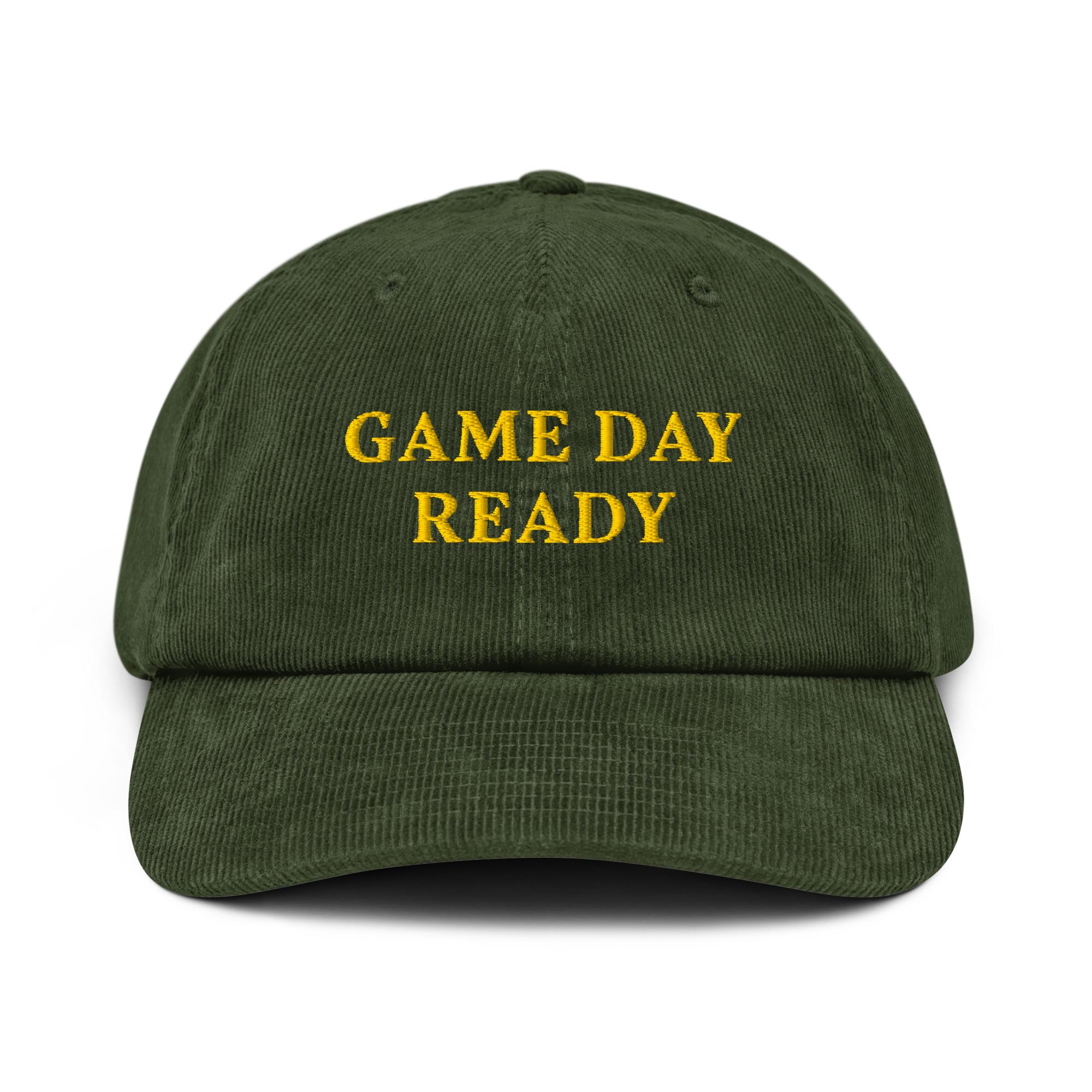 Game Day Ready Embroidered Corduroy Hat - Sports Fan Gift - Etsy display picture 1