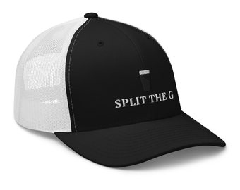 Split the G Trucker Cap, Irish Pub Drinking Game Hat, Beer Lover Gifts, Stout Gift, Ireland Rugby Hat, Splitsing the G, Beer Trucker Hat