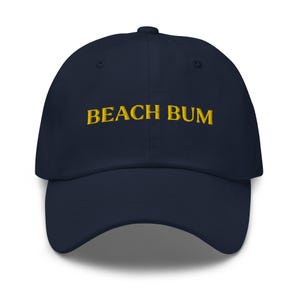 Beach Bum Hat Beach Baseball Cap Coconut Girl Gifts Summertime Sun Hat Summer Vibes Beach Please Gift Summer Vacation Embroidered Hat