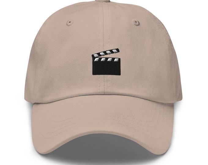 Director Embroidered hat, Clapper Board Cap, Film Maker Hat, Film Gifts, Hat for Director, TV themed hat, Producer Gifts, Clapperboard