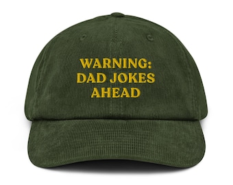 Gorro de pana con chistes de papá: Un regalo divertido para el Día del Padre