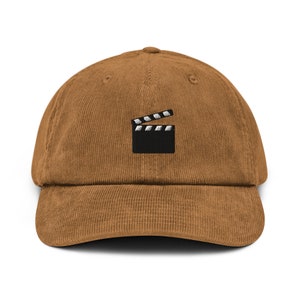 Director Corduroy hat Movie Director Gift Television Producer Cap Film Crew Gifts Clapperboard Embroidery On Set Baseball Cap Cinema Hat