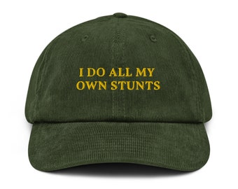 Should I Quit My Job? Embroidered Corduroy Hat: - Etsy