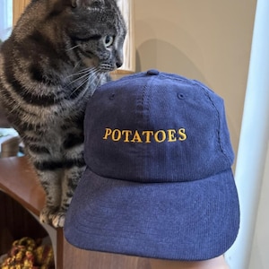 Potatoes Embroidered Corduroy Hat