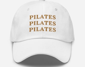 Casquette de baseball brodée Pilates