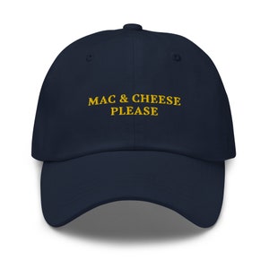Mac and Cheese Embroidered Baseball Cap