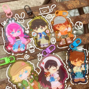 Hero and Mari Keychain - Etsy