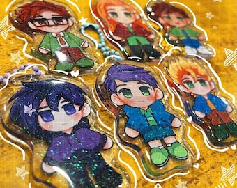SVENDITA Portachiavi Stardew Valley Bachelors – Glitter epossidico