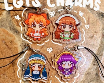 Little Goody Zwei Schuhe Chibi Handyanhänger LGTS (Elise Freya Lebkuchen Rozenmarine)