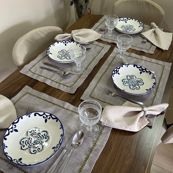 Placemats Set of 4 Etsy