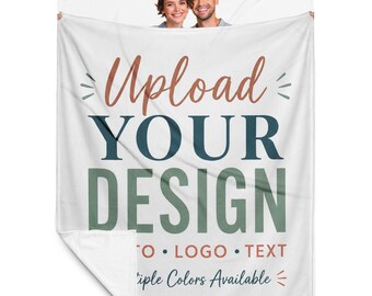 Coperta in pile personalizzata con foto, coperta con il tuo design, coperta con logo personalizzato, regalo personalizzato, testo personalizzato
