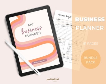 Business Planner 2023 Business Plan Startup Small Business Planner Client Tracker Business Template Business Tracker Business Spreadsheet