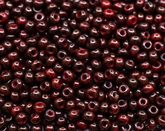 10/0 99190 Preciosa Seed Beads. Travertin.