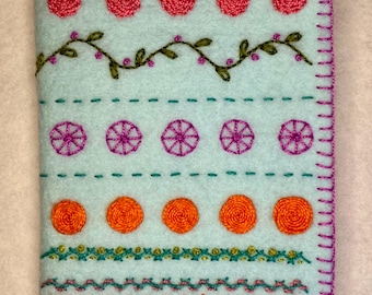 Ellen’s Needle Book PDF pattern for hand embroidery on wool felt