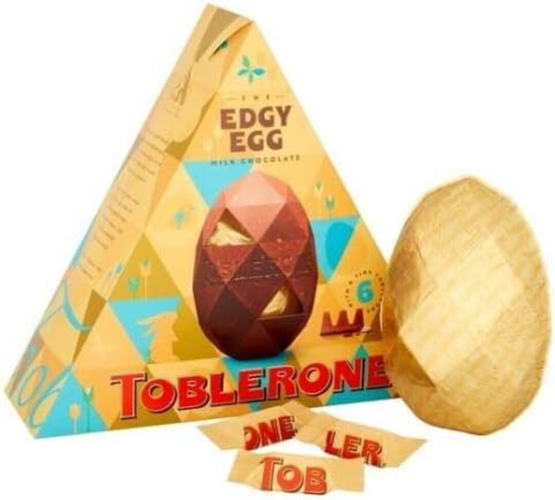 Toblerone the Edgy Egg Milk Chocolate Easter Egg 298G Etsy