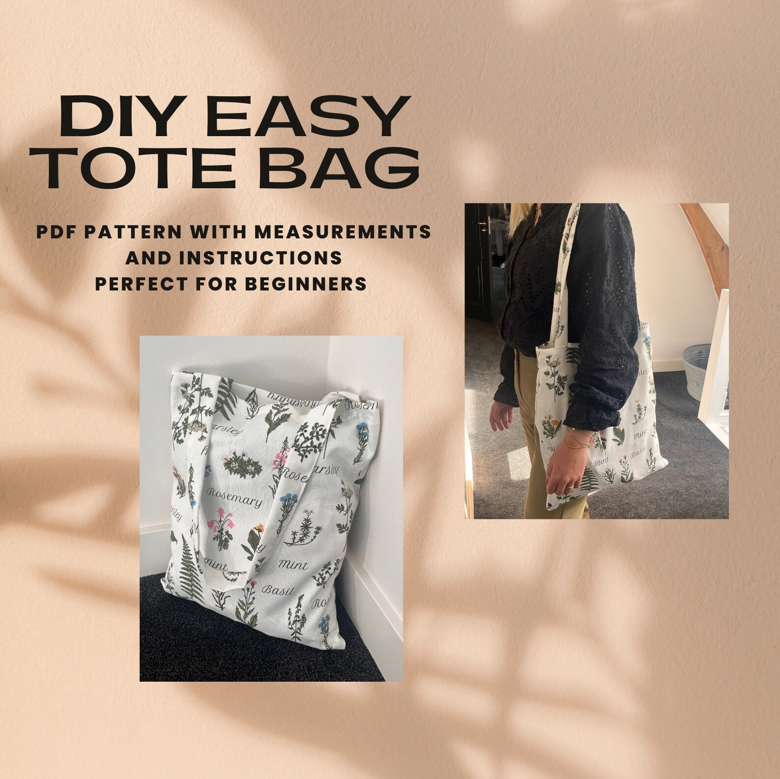 Cute & easy tote bag
