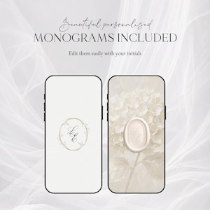 Ivory Lace Wedding Website Template Canva · Digital Wedding Invitation with RSVP & Countdown image 5
