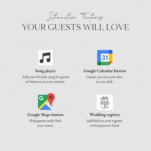 Olive Green Burgundy Wedding Website Template Canva · Digital Wedding Invitation with RSVP & Countdown image 9