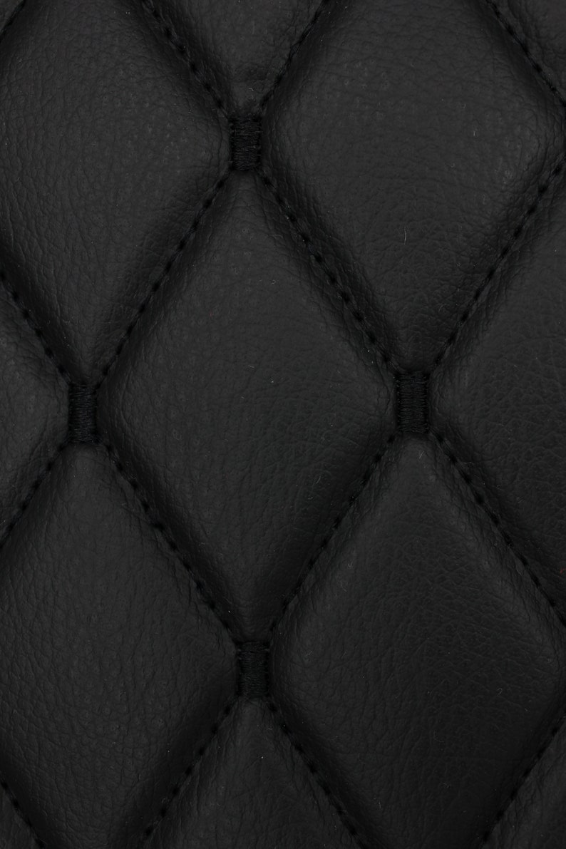 Quilted Vinyl Grain Faux Leather Car Upholstery Fabric Etsy