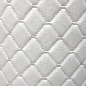 gestikt vinyl kunstleer auto bekleding stof | 2"x2" 5x5cm diamantstiksel met 5mm schuimrug | 140cm breed voor auto en boot