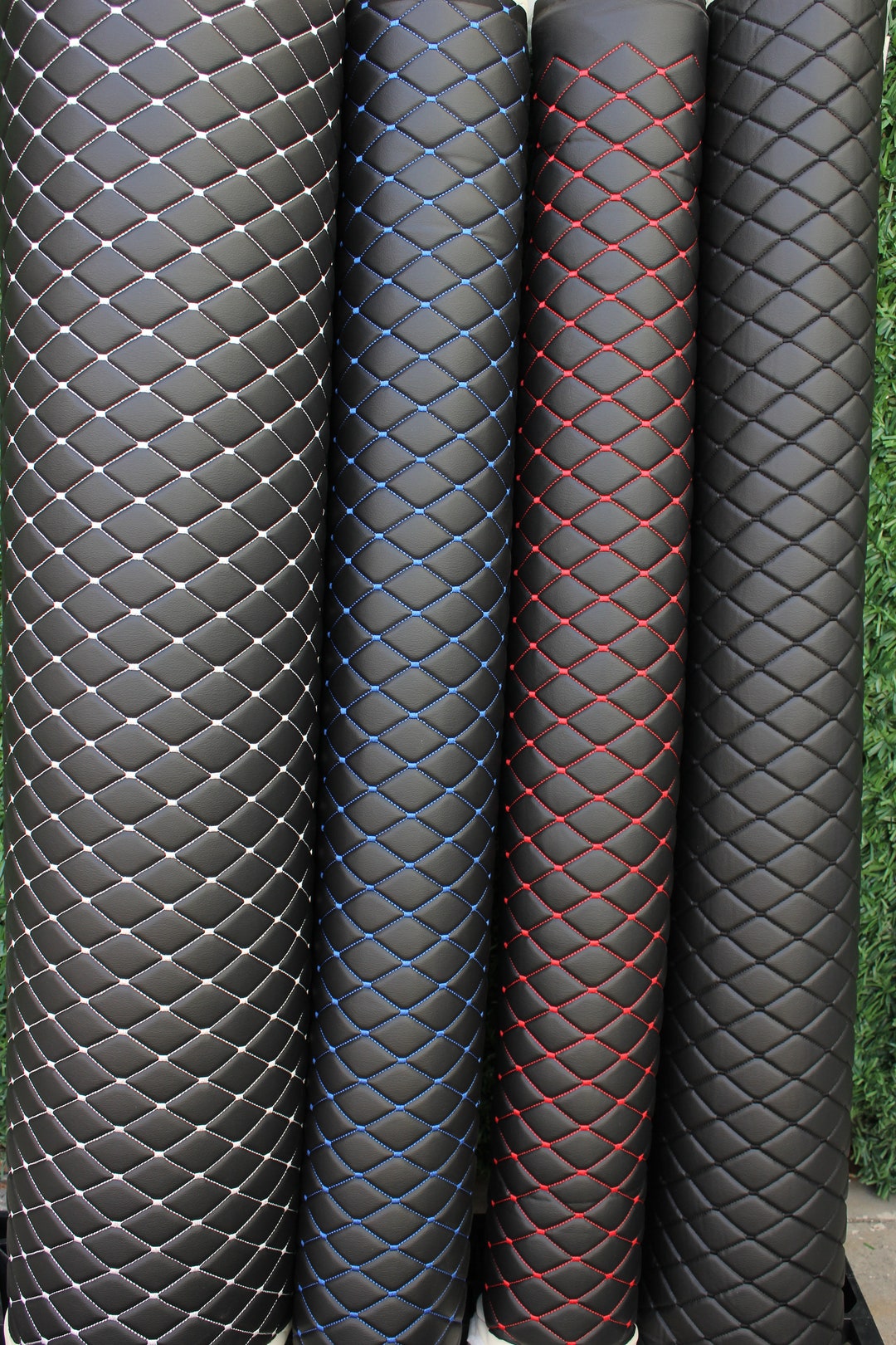 Excel Human 敷カーペット 紫 ダイヤモンド模様 Floor Mats For Nissan 350Z 2003-2009