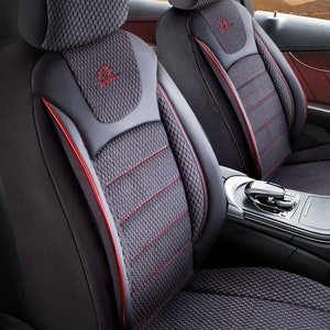 Car Seat Cover Full Set (5 Colors) | Car Accessories | Comfortable | Leather | Quality | Gifts | Universal Fit | Fashion | Minimalist | Lux