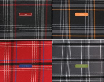 Plaid Car Upholstery Fabric - VW Golf GTI MK7- 3mm Foam - 59" - 150CM - Tartan Perfect for  Seat, Interior, Automobile