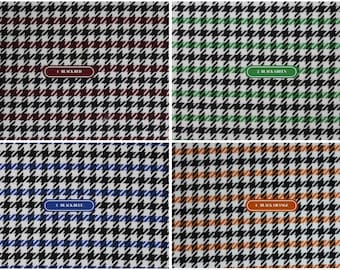 Porsche - BMW Pepita Houndstooth Car Seat Upholstery Fabric Seat, Interior, Automobile, Door, Headliner, Workshop Without Foam 150CM 55"