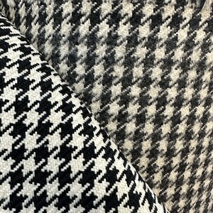 Pepita Porsche Houndstooth classic fabric Brown White