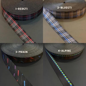 Car Seat Belts Seat Belt Webbing 6-12-15 Meters Car Modified Car High Strength Polyester Belt Accessories GTI - MRain - E30 - Alpine - Plaid