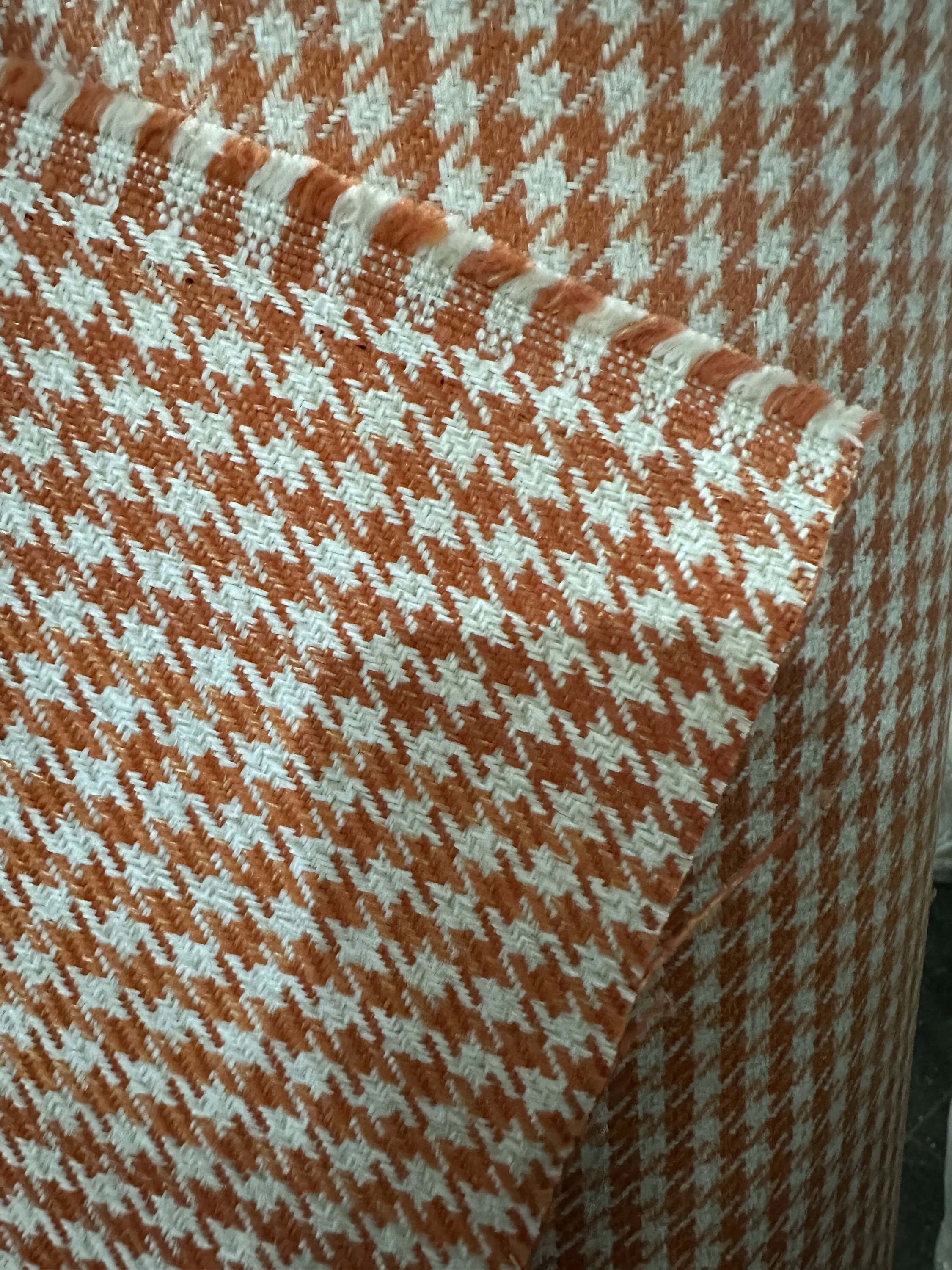 thumbnail interactive-video image 1 of Bamboli Ltd. Black-White Pepita Houndstooth Upholstery Fabric For Porsche Seats 1 of 2