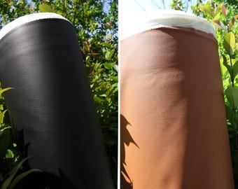 Vinyl Faux Leather Car Upholstery Fabric | No Foam | 140cm & 55 Wide | Grain Artificial Leather Automotive Boat Yacht Marine